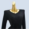 Imitation Mink Wool V Neck Minimalist Long Sleeve Thin Bottoming Shirt Female Soft Glutinous Comfortable High Elastic Silm Thermal Head Cover Tops