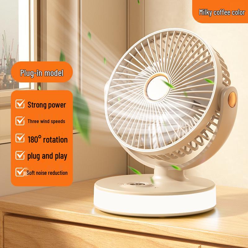 USB Rechargeable Silent Mini Desktop Fan for Office and Dorm H8 Desktop Fan
