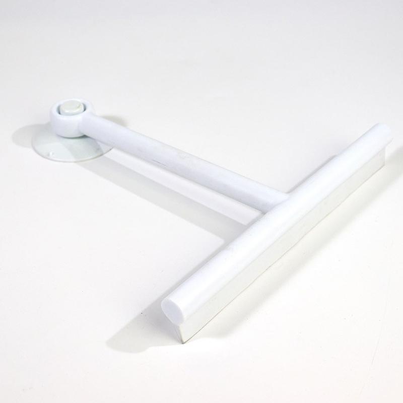 

Скребок для душа, скребок для стекла с силиконовым держателем, очиститель для душа, скребок для зеркал в ванной, очистка стекла