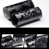 Matte Black Wood Fiber Vinyl Wrap Sheets for Motorcycle Car Interior Styling Decals Film DIY Adhesive PVC Small Size Stickers