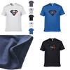 Herrenmode Superman Gym Bodybuilding T-Shirt mit Premium-Baumwollmischgewebe