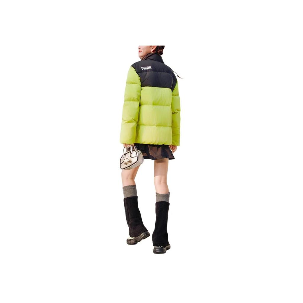 Puma Ess+ Fw25 Down Jacket Series Duck Down Letter Warm Windproof Stand Collar Sports Zip Long Sleeve Down Jacket Unisex Jackets 635857-40
