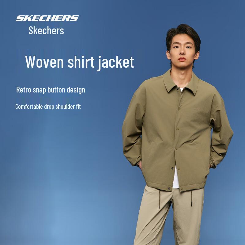 Skechers Men s Cheng Yi Style Retro Sport Casual Jacket L325U020 2XL