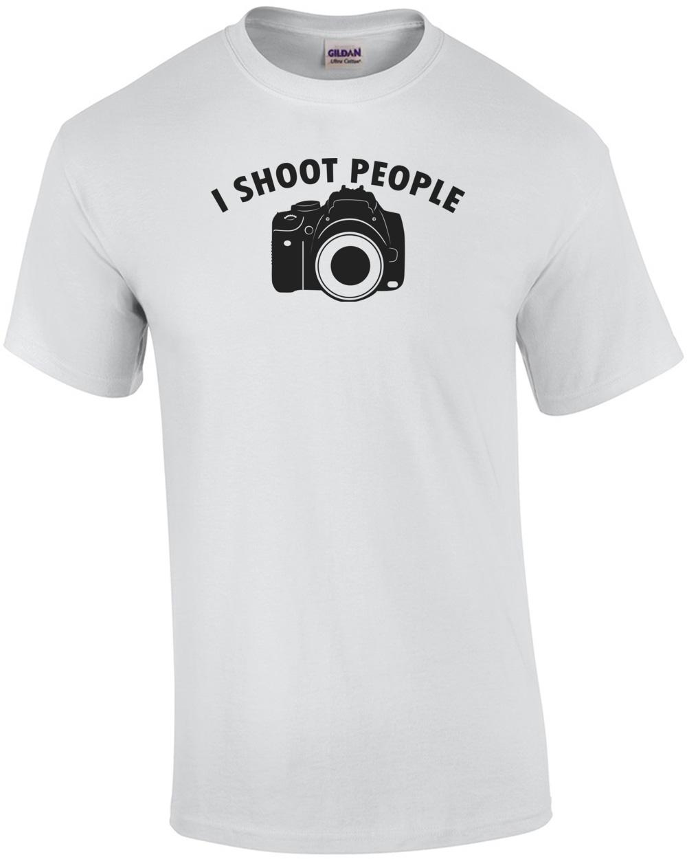 I Shoot People Funny Shirt Unisex T-Shirt S