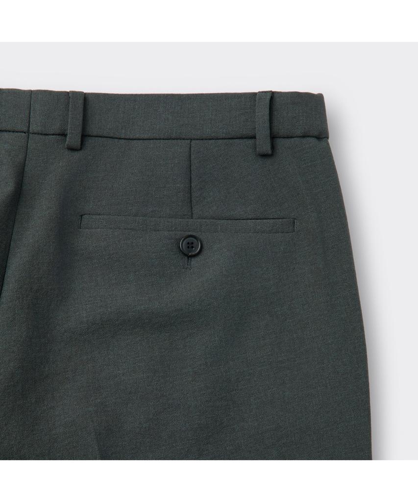 Keoseuuteommellou Gray Regular Fit Textured Setup Pants Cwpam26401Gyd