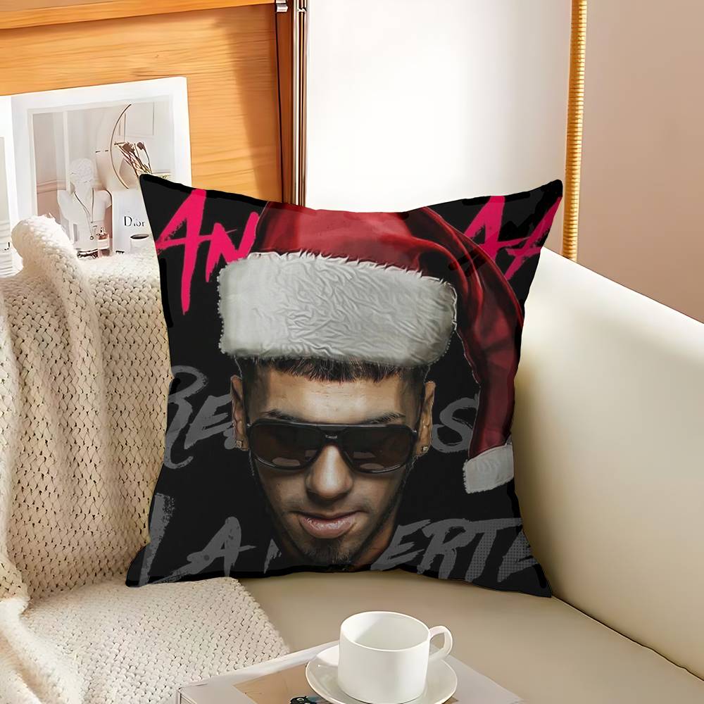 Rapper AAnuel AA Pillow Covers Cartoon Sofa Decorative Home Doublesided Printing Short Plush Cute Cushion Cover
