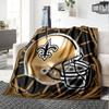 1pc Blanket - New Orleans Saints logo  Print Design,Lightweight Blanket for Sofa,Bed- Soft &Warm,Gift for All Seasons