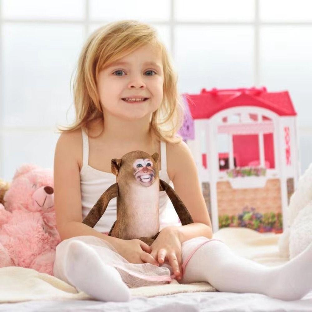 

Hugging Monkey Plush Dolls Sleeping Monkey Stuffed Toys Monkey Plush Toys Bag Accessories Monkey