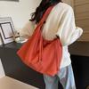 Women's Lightweight Shoulder Bag Solid Color Tote Bag Waterproof Female Underarm Bag