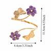 Iron Flower Butterfly Arm Cuff Twist Line Wide Open Arm Cuff Fashion Bohemian Bracelet  Women