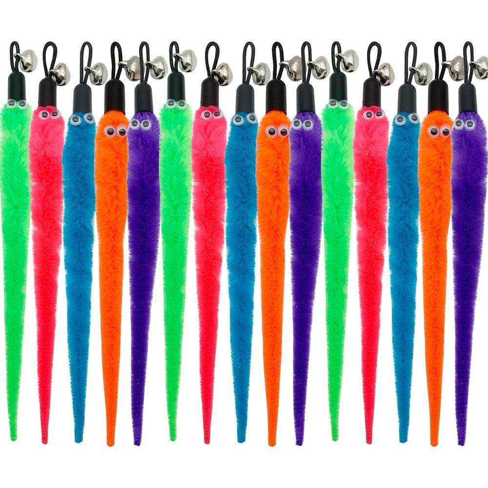 

Hot Cat Toys Wand Refills Interactive Cat Toy Replacement Worm Cat Worms Refill Attachments Cat Toy Worms Refills for Cat Wand Random color