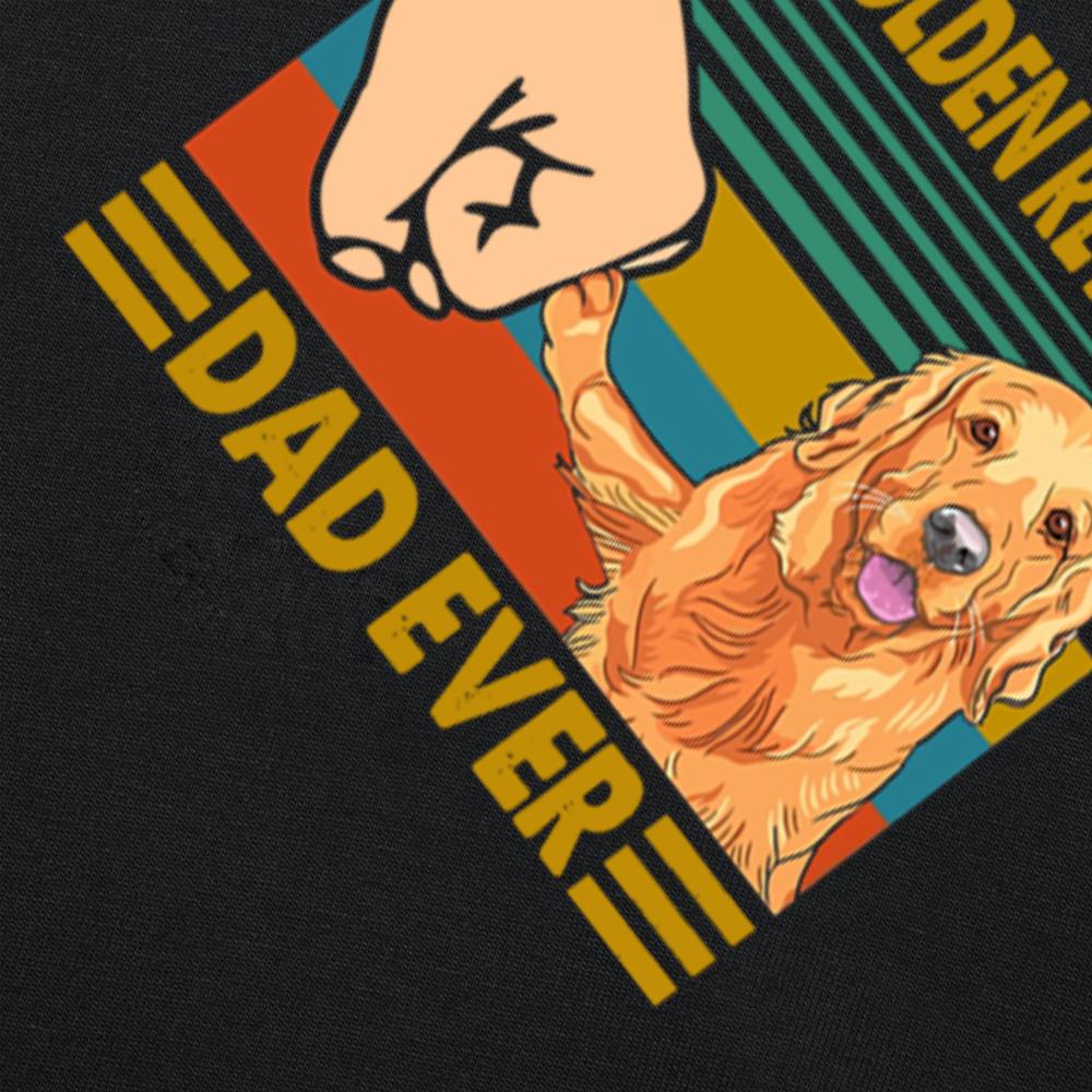 Lustiges Bestes Golden Retriever Papa Aller Zeiten Hundeliebhaber Besitzer T-Shirts Grafik Baumwolle Streetwear Kurzarm Geburtstagsgeschenke T-Shirt Herren