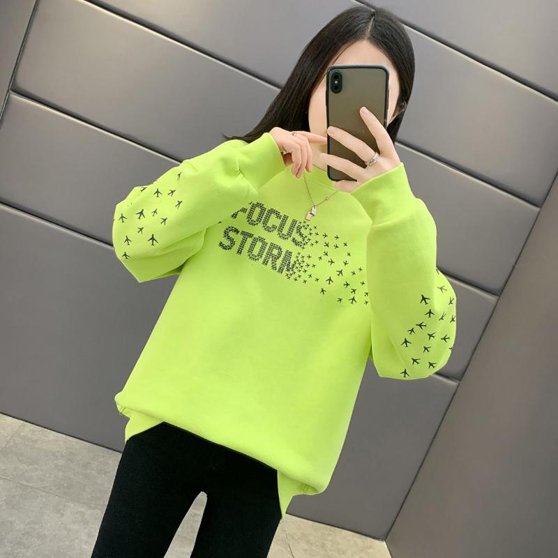 Pullover Sweatshirt 2025 Neues bedrucktes Jackendesign Kreatives Frühling Herbst Locker Lässiges Oberteil