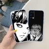 NH35 Junji Ito Tomie Transparent Phone Case for Motorola Moto Edge 20 30 40 50 S30 Fusion Ultra Pro Neo Lite + G200 G23