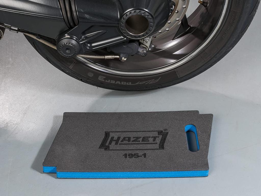 HAZET Knee Pad, Gray/Blue, 450 x 210 x 30mm, Non-Absorbent Foam, Wipeable [Officially Imported from Japan] 195-1