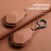 Leather Car Key Case Cover Holder Keychain Protective Shell for Changan Deepal S7 SL03 UNIT UNIK CS35 Plus CS55 Plus CS75