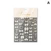 Heart Pearl Nail Stickers Small Fresh White Bow Ribbon Nail Charms Stickers Self Adhesive Nails 3D Decorations Parts Diy Decals