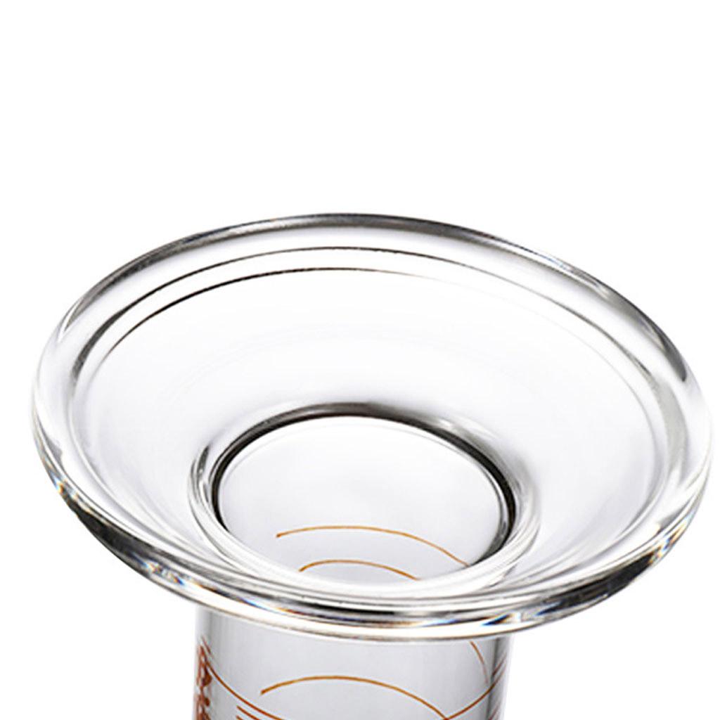 Glass Graduated Cylinder 100 mL Measuring Cylinder Science Test Single Metric