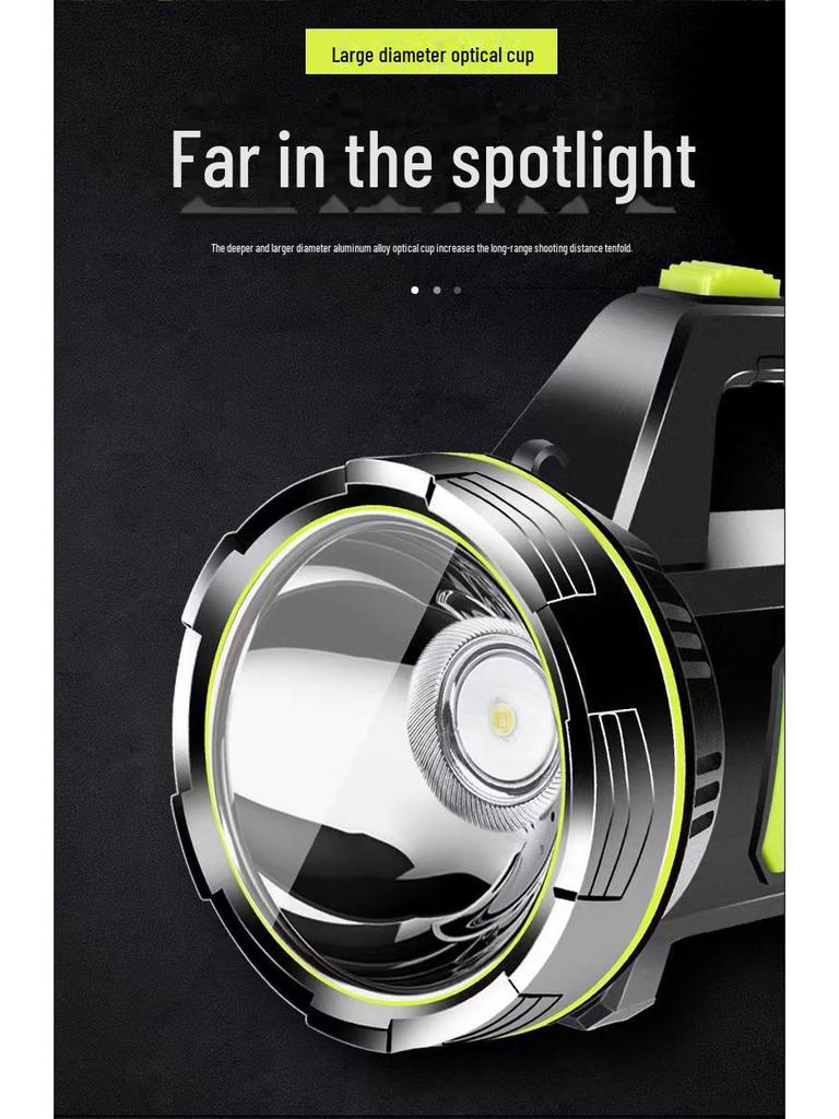 Rechargeable Multi-Function Strong Light Portable Flashlight for Outdoor & Home Use