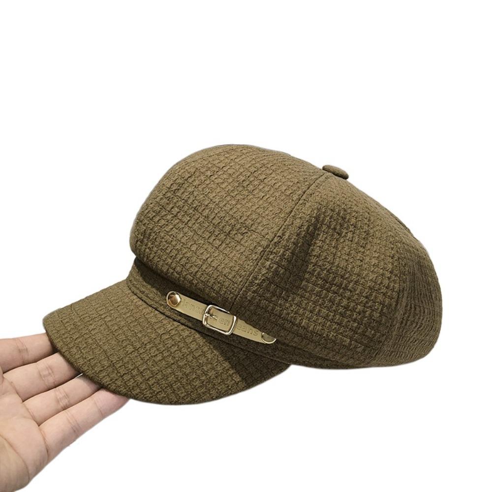 New Octagonal Newsboy Hat Retro Accessories Berets Caps Fashion Designer Buckets Hat Women