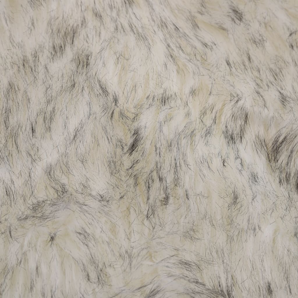 Rug 60x90 cm Artificial Sheepskin Grey Melange