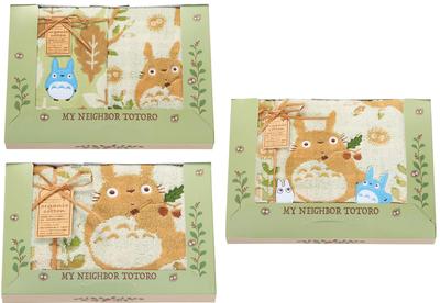 Marushin Towel Gift Greeting Moving Ghibli My Neighbor Totoro Acorn and Totoro 1105039900 2 Hand Face Bath Towel TT-7150 Towels/1 Towel/1