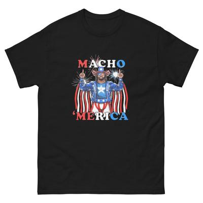 Unisex Macho Man Tee, MachoMerica Shirt, Pro Wrestling Tees, Macho Man Tshirt