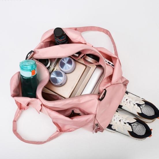 Women Gym Bag Yoga Gym Tote with Wet Pocket And Shoe Compartment Weekender Overnight Duffle for Travel Workout Dance Swimming
