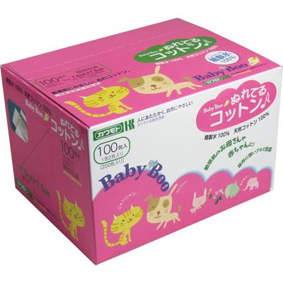 Babyboo Wet Cotton 100 Pack