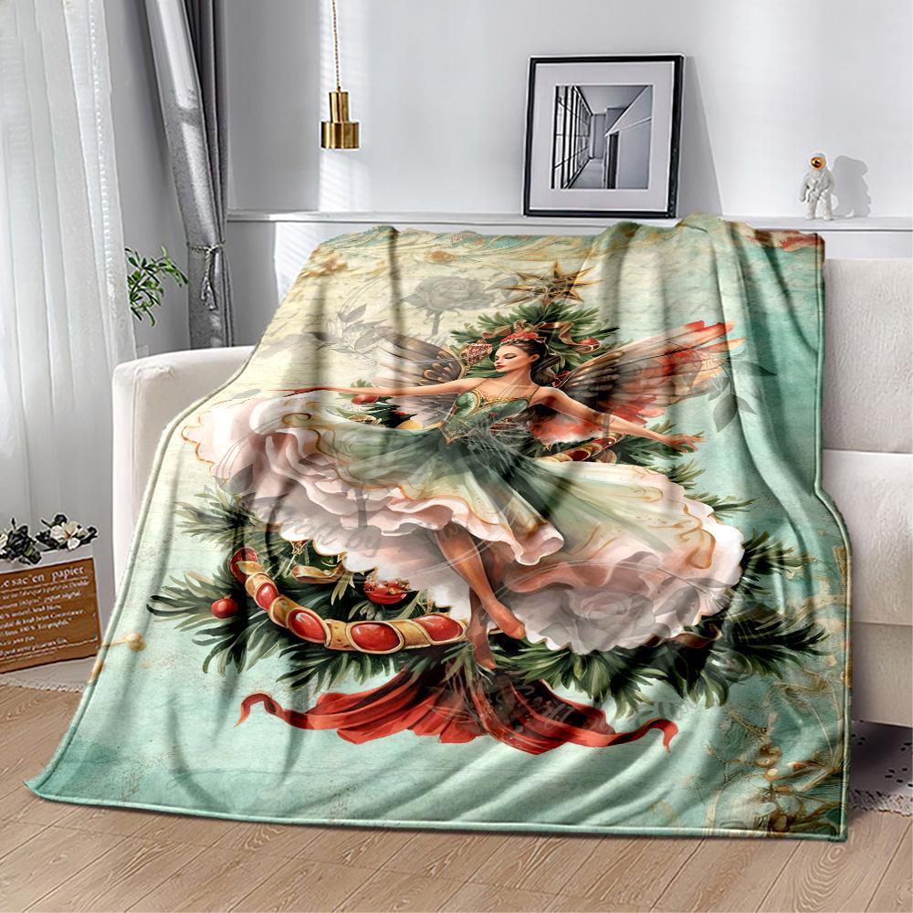 Christmas 31 Blanket Soft & Cozy Great for Office Picnics Seaside All-Season Use Modern Perfect Gift for Relatives and Friends