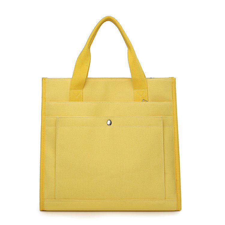 

Waterproof Nylon Handbag with Customizable Print Design One Size жовтий