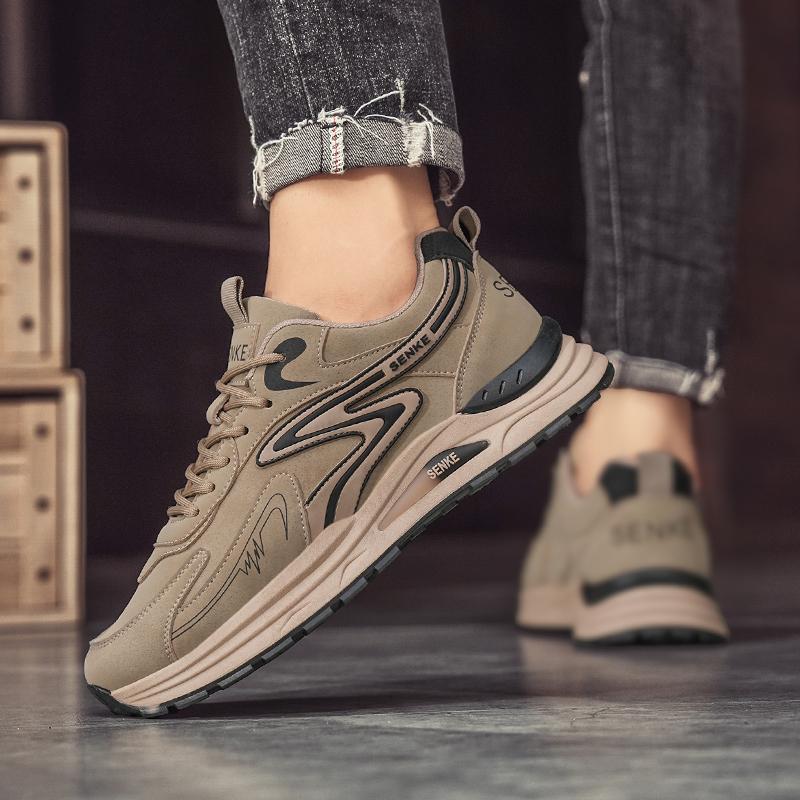 Men's Fashion Casual Low Top Skateboarding Shoes Boys Comfortable Sneakers Male Students Trending Soft Sole Classic Breathable Gym Non-slip