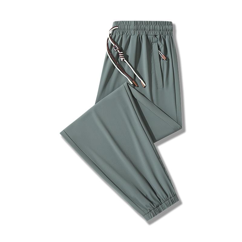 Summer Ice Silk Pants Leisure Pants