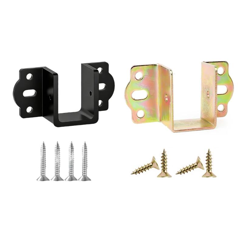 4lots Thicken Metal Bed Frame Support High Strengths Bed Rail Clamps for Secure Bed Board Connection