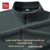 Hodo Men's Fleece-Lined Stand-Collar Sweatshirt Jacket