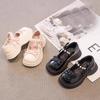 Cute Little Bowknot Girls' flats2026Spring New Collection: Shallow-toe, Round-toe Children's Shoes, Small Leather Shoes for Kids
