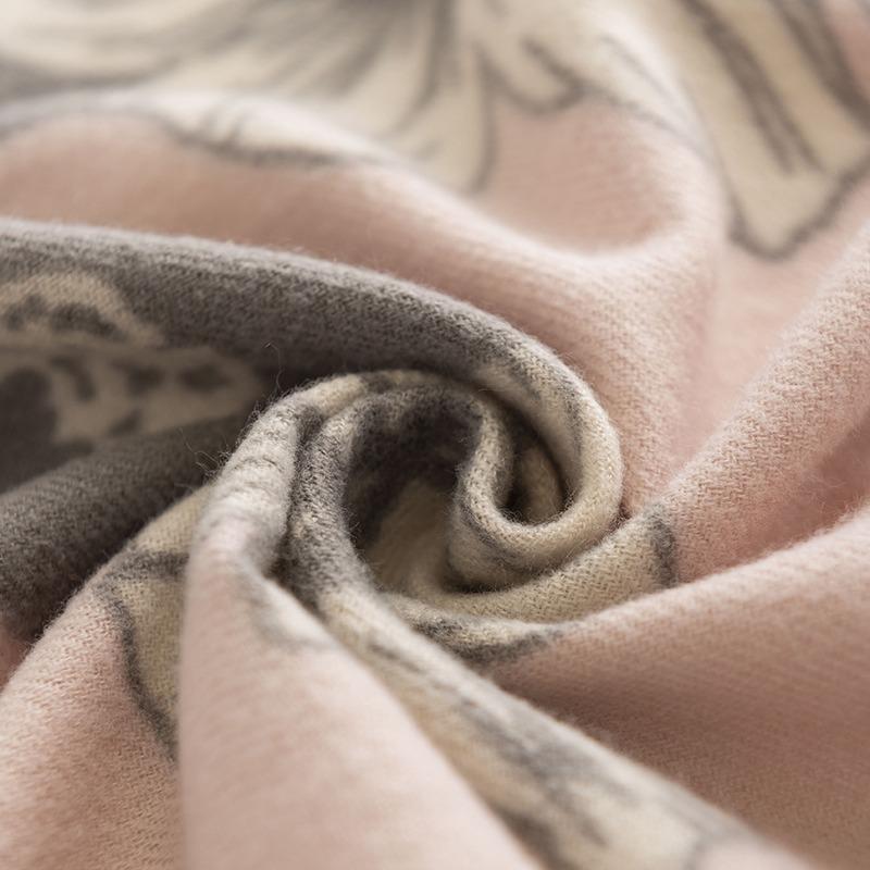 Modă Toamnă Și Iarnă 2024 Temperament Eșarfă Imprimată Pentru Femei, Stil Dulce Japonez Și Coreean Eșarfă Șal Cașmir Imitație