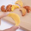 4.3cm Simulation Food Toy PVC Pretzel Pendant Creative Fake Food Pendant  Gifts