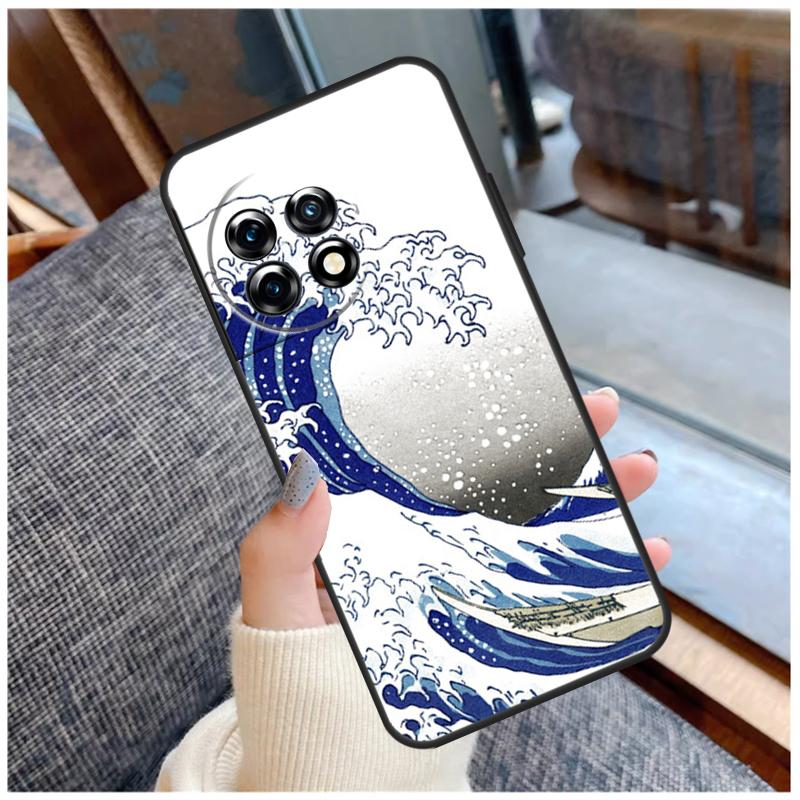 The Great Wave Off Kanagawa Case For OnePlus 13R 13s 12R 10T 13 12 11 10 9 Pro Nord 5 CE 2 3 4 Lite N10 N20 N30 Coque