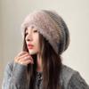 Warm Ear Protection Hat Knitted Hooded Hat New Beanies Cap  Autumn Winter