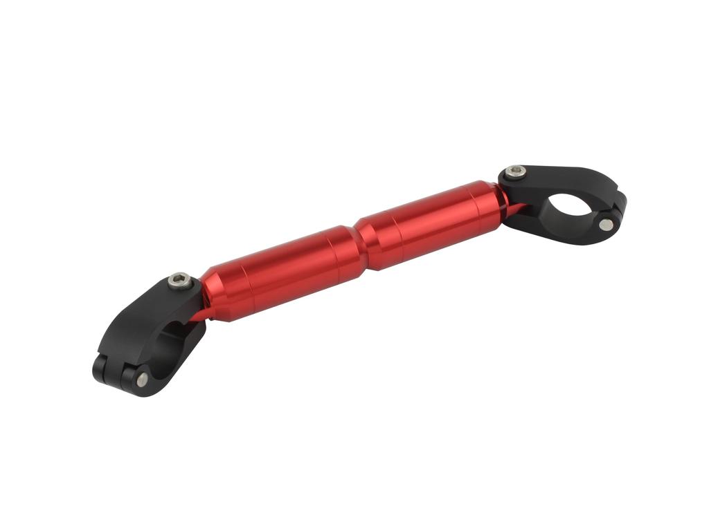 POSH FAITH Adjustable Handlebar Brace Adjustable Shaft Kit, Length 147-228mm, Red, 030367-02