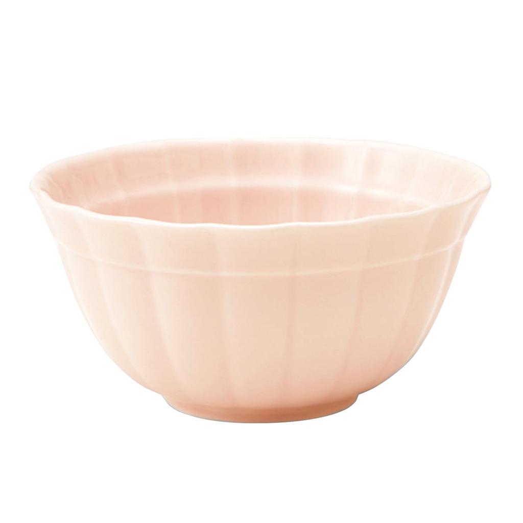 Mino Ware Miyama Miyama Microwave and Dishwasher Diameter Made In Bowl, Safe, Small, Suzune, Pink, Approx. 14cm, Japan, 74-042-226