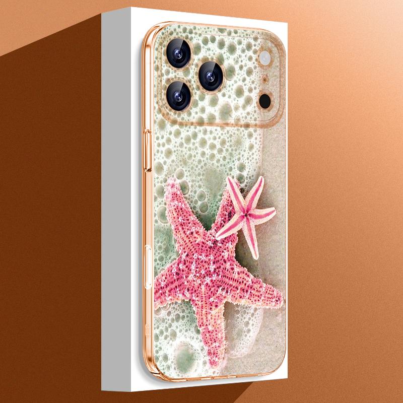 

Рисунок Осьминог Морская Звезда Для iPhone 17 Pro Max Чехол iPhone 16 15 14 13 Pro Max 11 Прозрачная Задняя Панель из ПК Тонкий Жесткий Чехол iPhone 16 Pro Max прозрачный