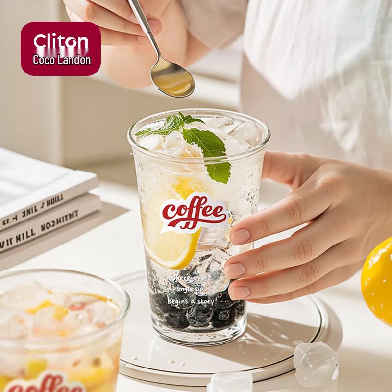 

CLITON Japanese Style Glass Coffee & Tea Cups