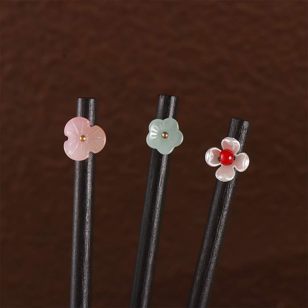 Disk Hair Chinese Style Vintage Classic Hair Sticks Wooden Hairpin Flower Hairpins Hair Accessories