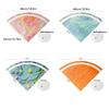 Rose Packaging Box Ice Cream Style 10PCS Bouquet Wrapping Bag for Valentine's Day Gift Romantic