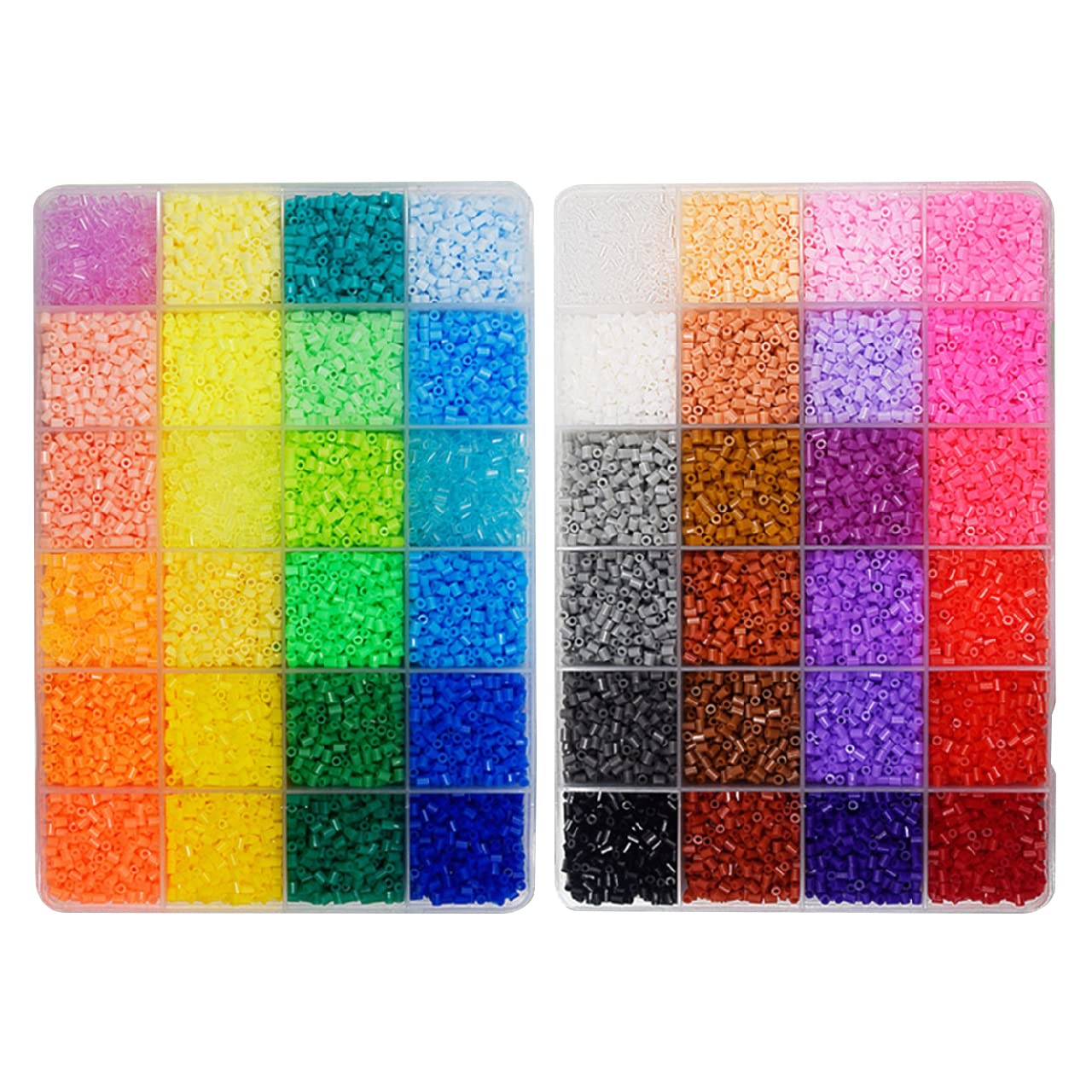 

Cicogna Iron Beads, 2.6mm, 48 Colors, Set of Approximately 26,000 Pieces, Mini Size, Large Capacity, Mini Iron Beads, Making Toy