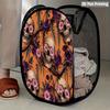 1Pcs Halloween Series 3 Pop-Up Laundry Hamper Expandable Mesh Hamper Basket for Room Bedroom Bathroom Organization Contemporary Storage