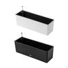 Rectangle Self Watering Planter Decorative Pot Breathable Window Box for Home Planting
