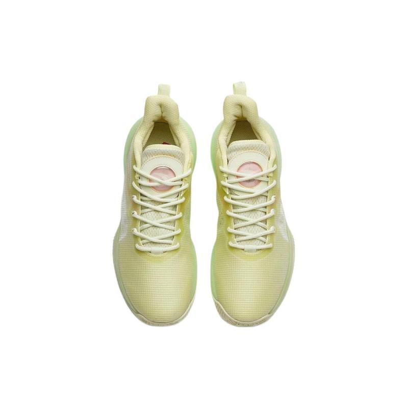 Anta Basketball Collection Basketball Shoes Men's Low Top Neon Light Green/Princess Green Sneakers